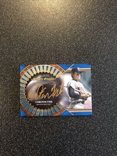 CARLTON FISK 2023 TOPPS FIVE STAR GOLDEN GRAPHS BLUE AUTOGRAPH AUTO /20