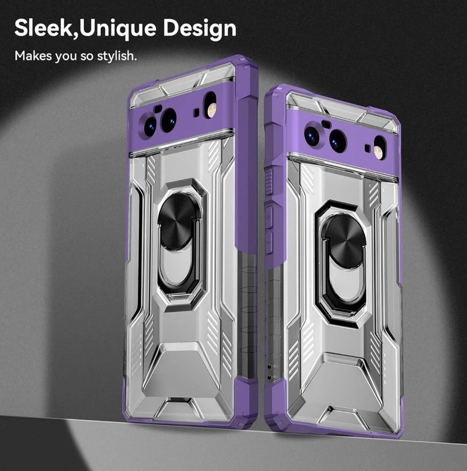 Case for Google Pixel 6/6Pro, Military-Grade Phone Case, Built-in 360° Rotate... - Image 2 of 4