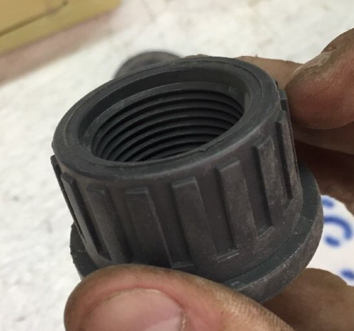 1" PVC True Union Ball Valve, Comes with (2) Slip & (2) Thread Ends MFG: TVI - Picture 4 of 8