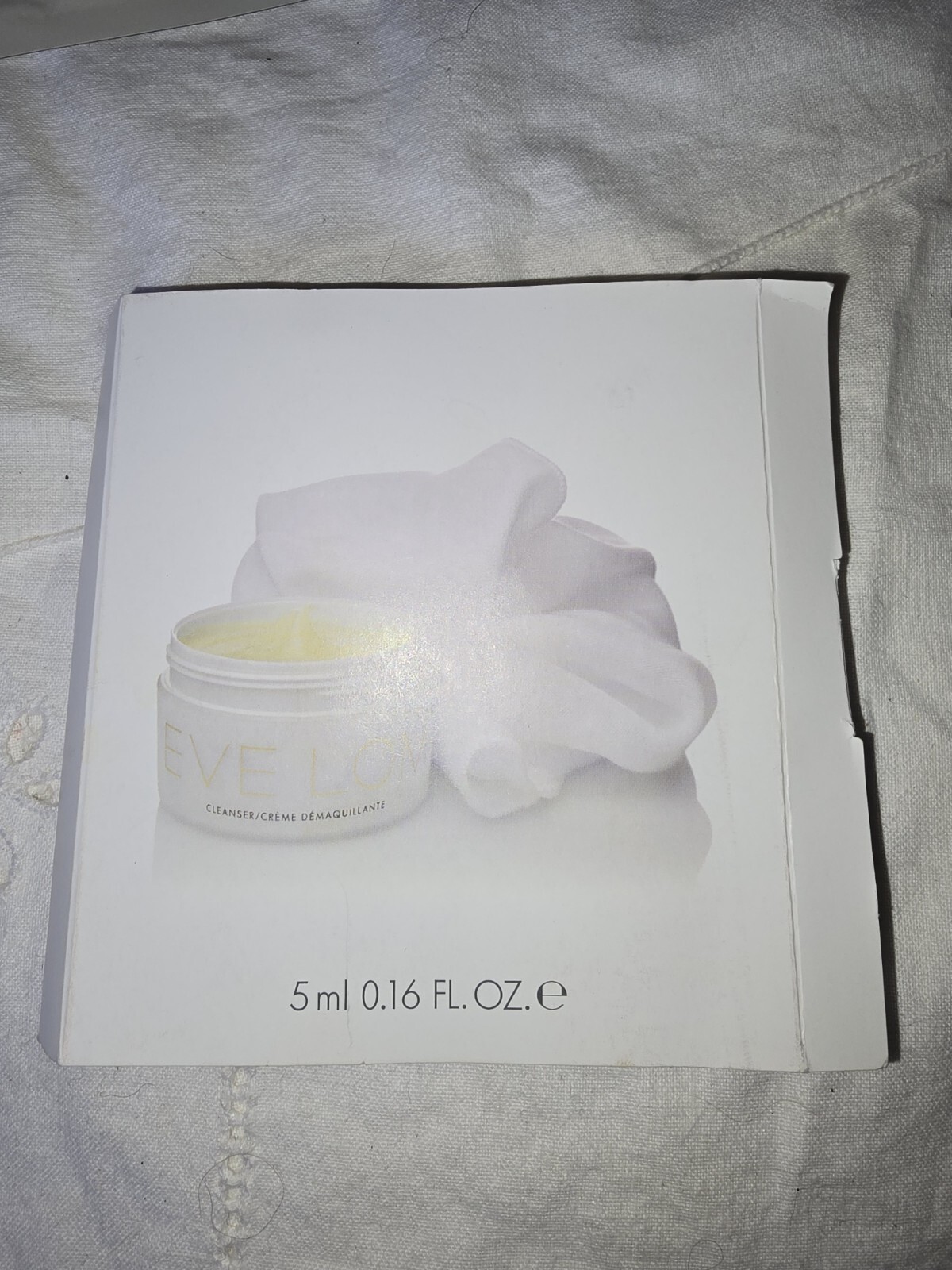 Eve Lom Cleanser 5ml Sample with Muslin Cloth – Try Before You Buy