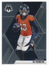 K.J. HAMLER 2020 MOSAIC ROOKIE #219 BRONCOS PENN STATE NITTANY LIONS K2