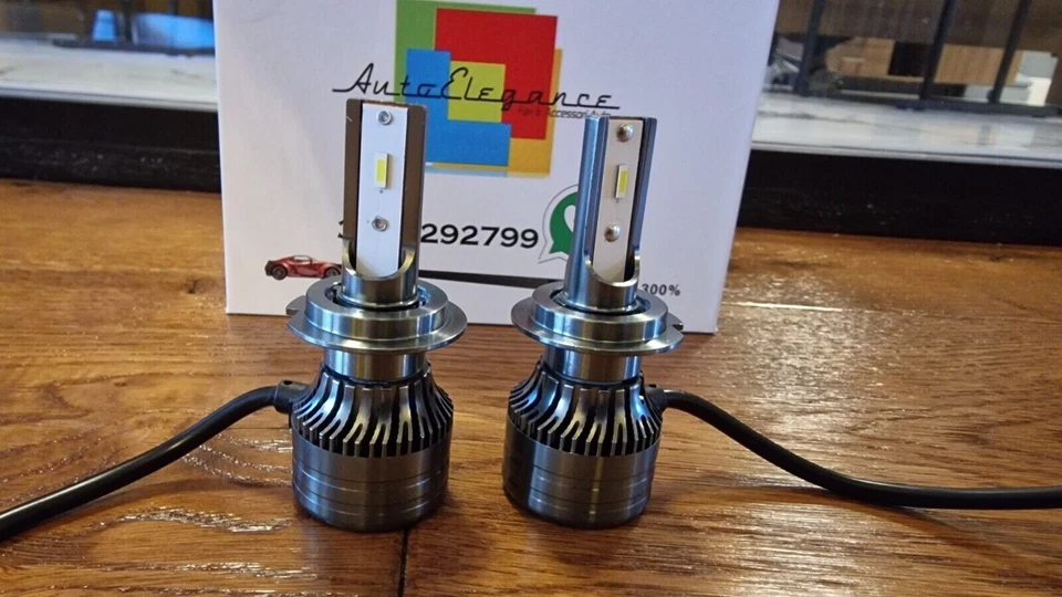 Set Full LED H7 pour Kia Sportage 3 Lumières Croisement Canbus Blanc Puissante - Photo 2/4