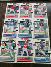 2022 Panini Donruss Baseball Lot of 9 Rated Rookies!