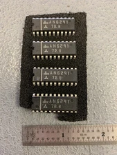 Lot of 4 NOS IC Chips AN6291 Dual dbx II Noise Reduction System