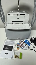 HP Photosmart 385 Compact Digital Photo Printer GoGo Inkjet Power Cord & Paper