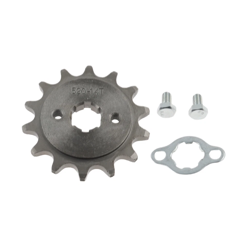 Piñón delantero apto para Honda CB200 1974 520-14T Honda CL200 Scrambler Foto 2 de 4