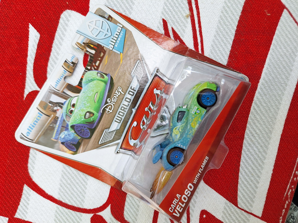 Disney Pixar Cars Carla Veloso Flames Allinol Blowout Vehicle | eBay