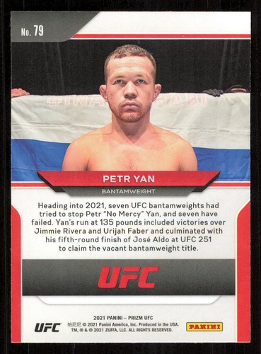 2019 Topps Chrome UFC #79 Petr Yan RC - Picture 2 of 2