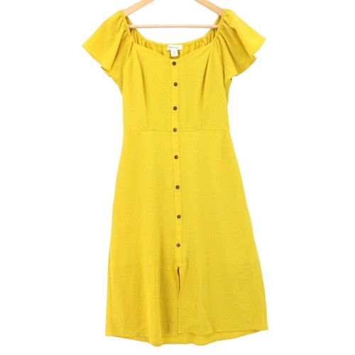 caara linen dress Jbq Chiara Linen Midi Dress , Women's, XS, Casual & Work Dresses Day Dresses Sundresses