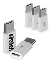 3Er Set Usb 3.1 Typ-C Auf Micro Usb Adapter Weiß F Samsung Galaxy S21 5G Type-C
