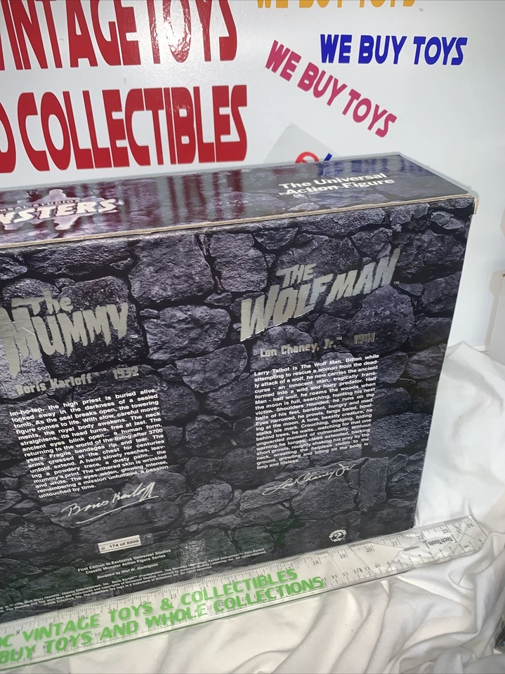 Juego Universal Monsters Pantalla Plateada 1ª Edición Frankenstein/Momia/Hombre Lobo Foto 4 de 4