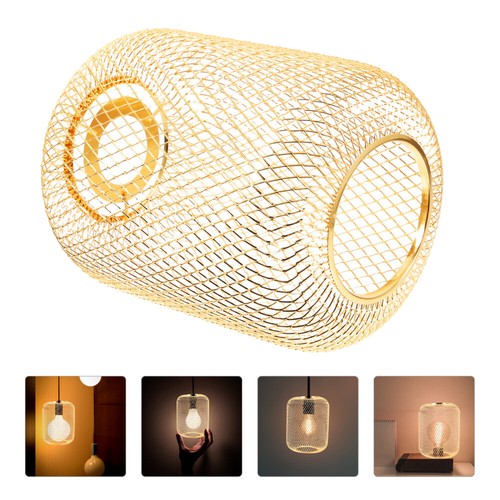 bulb shade Lampshade Table Lamp industrial vintage pendant light cage Metal Case - Picture 3 of 12