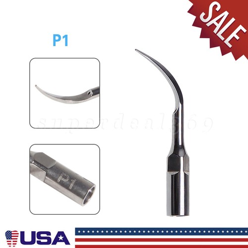 5 pezzi punte per ridimensionamento ad ultrasuoni dentali G1-G4 P1 adatte per picchio EMS manipolo o - Foto 25 di 27