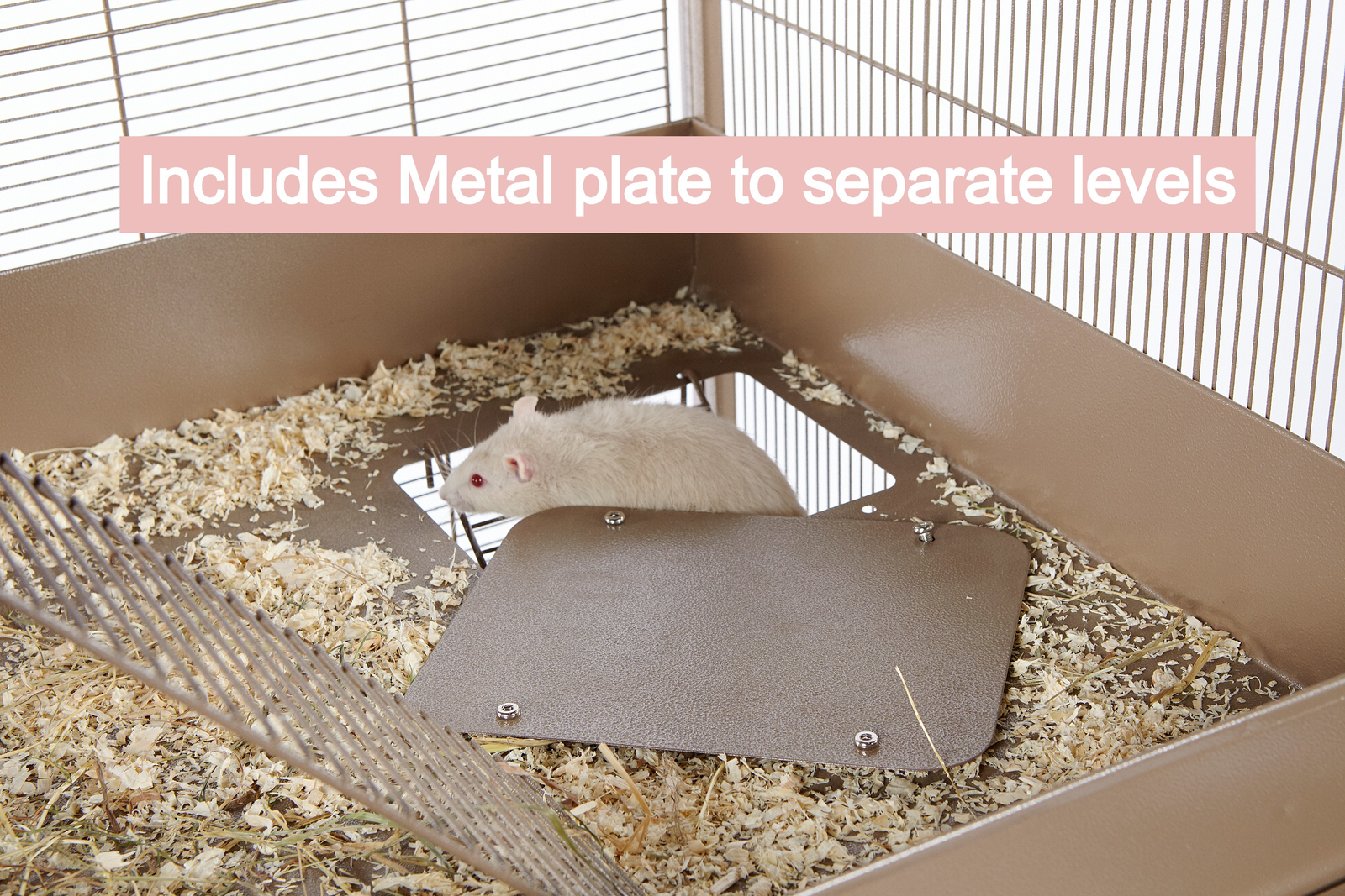 Little Zoo Venturer Cage for Degu Chinchilla Rat Ferret Gold Colour all