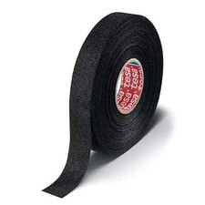 Tesa 51608 Black Fuzzy Fleece Interior Wire Loom Harness Tape For VW, Audi, BMW