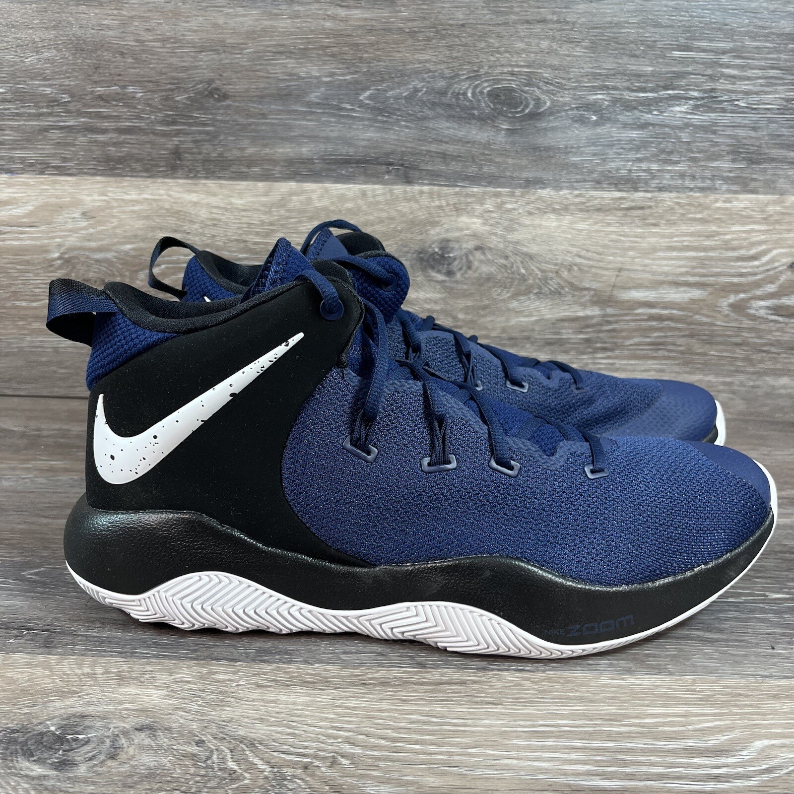 Nike Air Zoom Rev II TB Navy Blue Size 14 Men's Basketball Shoes A05386
