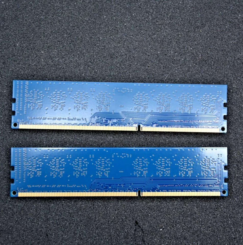 2gb Elpida DDR3 DIMM 2x1GB SDRAM EBJ10UE8BDF0-DJ-F PC3-10600U-9-10-A0 - Image 2 of 2