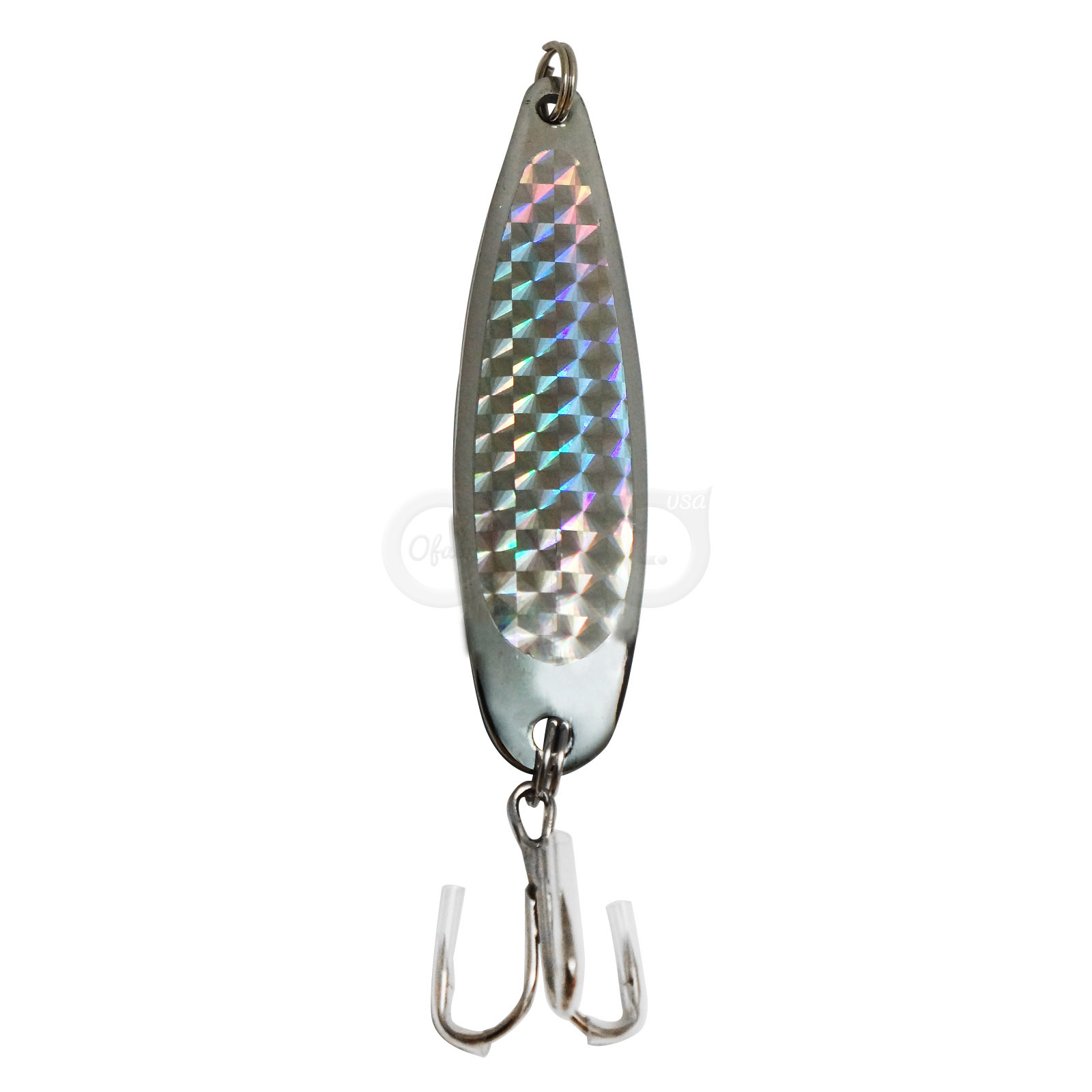 30pcs 2oz Silver Chrome crocodile Spoons trolling flutter Casting Jig Metal Lure - Image 3