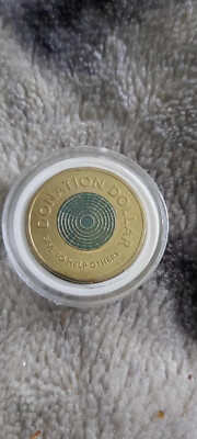 Rare 2021 $1.00 Australian coin - Donation Dollar JC initials on