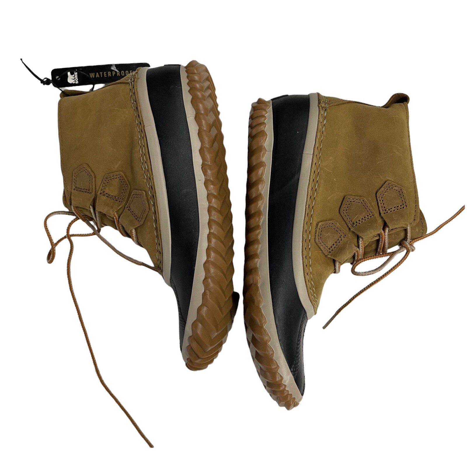 NEW Sorel Out N' About Ankle Boot Leather Waterproof Duck Boots Elk