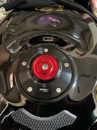 For MSX GROM 125 CB300R CBF300 CBR250R Fuel Cap Gas Tank Cap Red Key Lock able - Picture 2 of 11