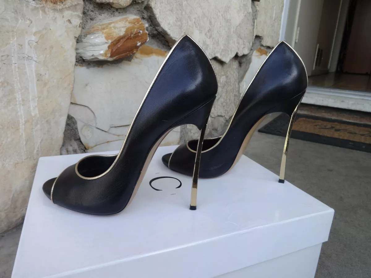 Casadei black pumps sale