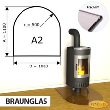 Camino Placca IN Vetro Parascintille Kaminplatte Vetro Stufa Piastra Pavimento
