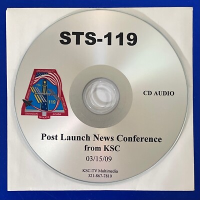 STS-119 KSC RELEASED POST MISSION LAUNCH NEWS CONFERENCE 2009 AUDIO DISC CD