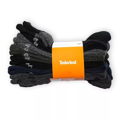 1440217 Timberland Men's Socks Size Cushioned 6 Colors Pairs, 193159236052