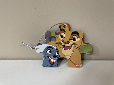 Disney Store Lion Guard Puzzle Piece Ornament Kion Bunga Christmas