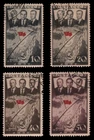 Russia / Soviet Union 1938 - Mi No. 595-598 used / used - Moscow - Portland