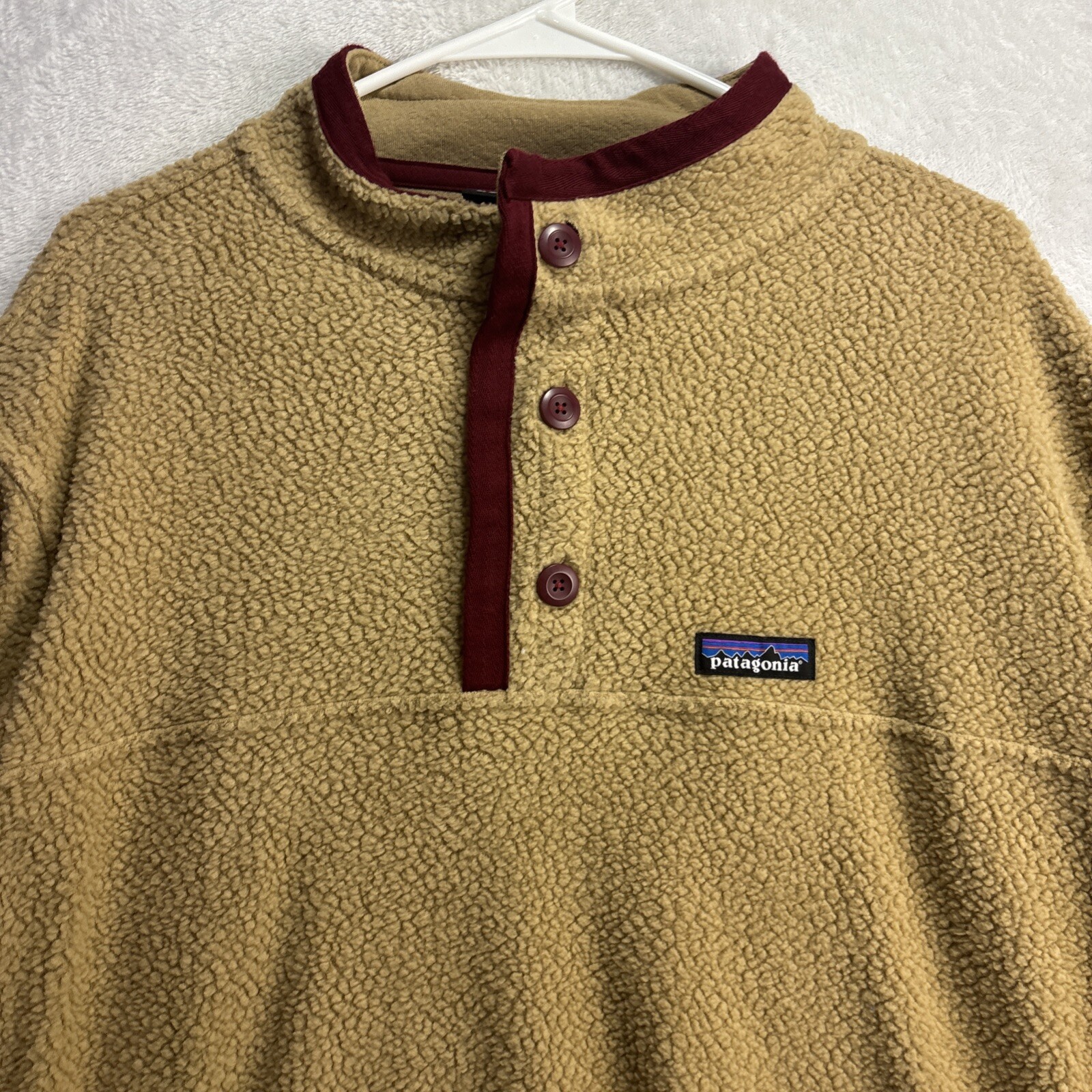 Patagonia Shearling Button Pullover 3 Button 2XL … - image 2