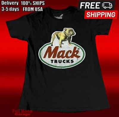 #ad New Mack Trucks Bulldog Classic Logo Mens Vintage T Shirt $9.98