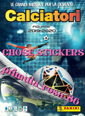 PANINI CHOOSE MISSING FIGURES FOOTBALLERS 2019 2020 MANCOLISTA 237 - 468