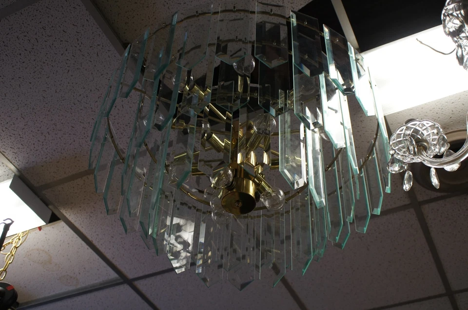 Современная многоярусная хрустальная латунная люстра Fredrick Ramond 18 ламп современная - Изображение 4 из 4