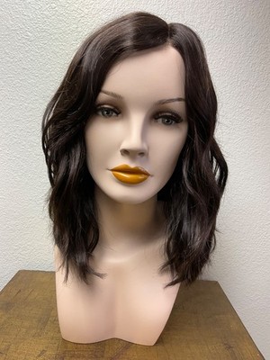 Gabor Love Wave Synthetic Wig, Handtied Mesh Top w/Lace Front, 2/4 Blk Coffee