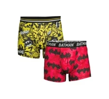 Batman Men's Character and Icon Boxer Briefs, 2-Pack - Multicolor - NWT