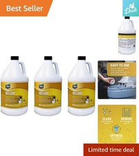 All-Purpose Water Softener Cleaner - Unscented 1 Gallon Liquid Refill Pack of 3