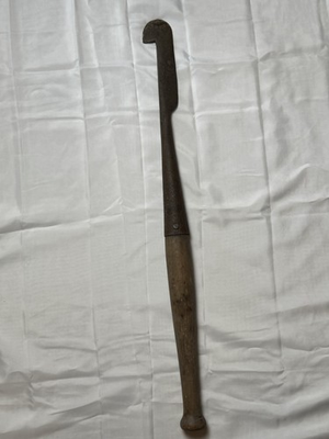 #ad VTG logging bark spud Peeler turpentine hack woodsman debarking collectible tool $75.00