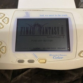 Bandai WonderSwan Wonder Swan WS Color Console Final Fantasy 2 II Bundled Ver