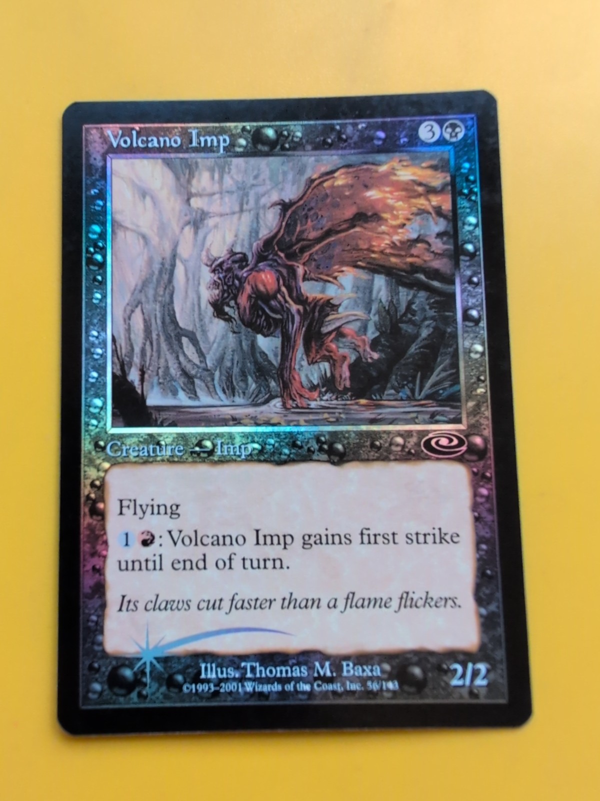Volcano Imp  MTG Card. Planeshift.OLD VINTAGE FOIL