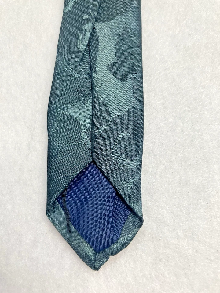 Corbata de seda para hombre tema musical violonchelo hecho en Florencia Italia notas musicales 3,5" x 56" Foto 4 de 4