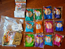 1999 McDonald's TY Teenie Beanie Babies COMPLETE Set of 12 Sealed VTG Happy Meal