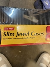 Officemax CD/DVD Slim  Storage Cases 100 Pack New Factory Sealed