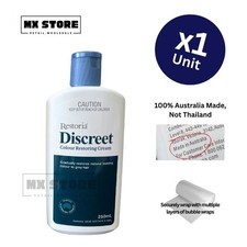1 x Restoria Original Discreet Unisex Hair Color Restoring Cream Natural 250ml