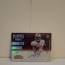 Panini Contenders 2016 Playoff Ticket Auto Aaron Burbridge 49ers #255 /199