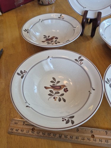 Keltcraft by Noritake Ireland 7" Rim Soup/Cereal Bowls New Hope Set of 5 EUC - Picture 16 of 24