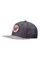 Djinns Snapback Cap 6P Butterfly Linen Rev. Black