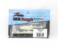 Zman Soft Lures Mulletron Swimbait 4-Inch 3/Pack Pearl (6254)