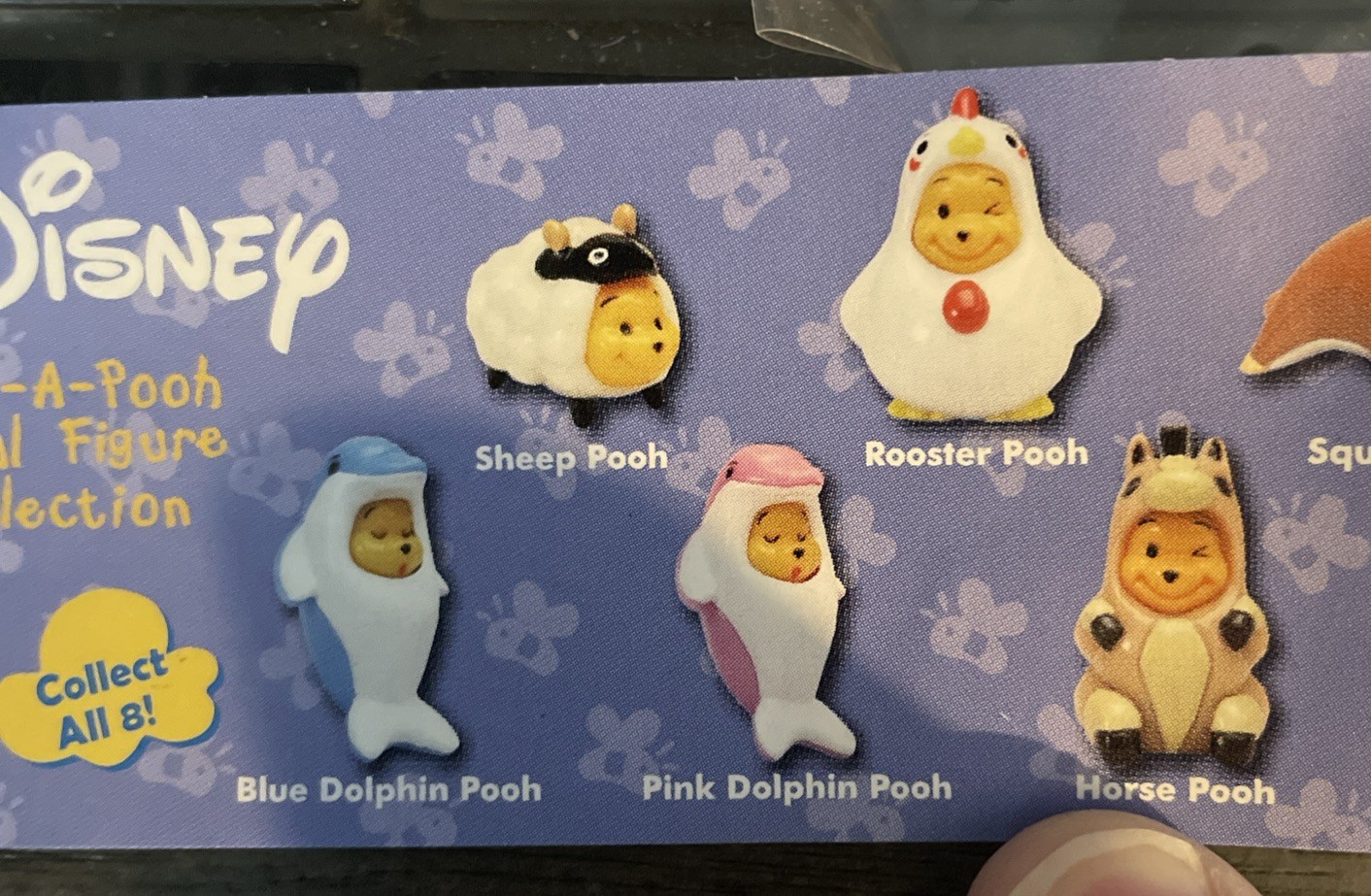 TOMY DISNEY WINNIE THE POOH PEEK-A-POOH SERIES 3 ANIMAL FIGURE DANGLER Horse